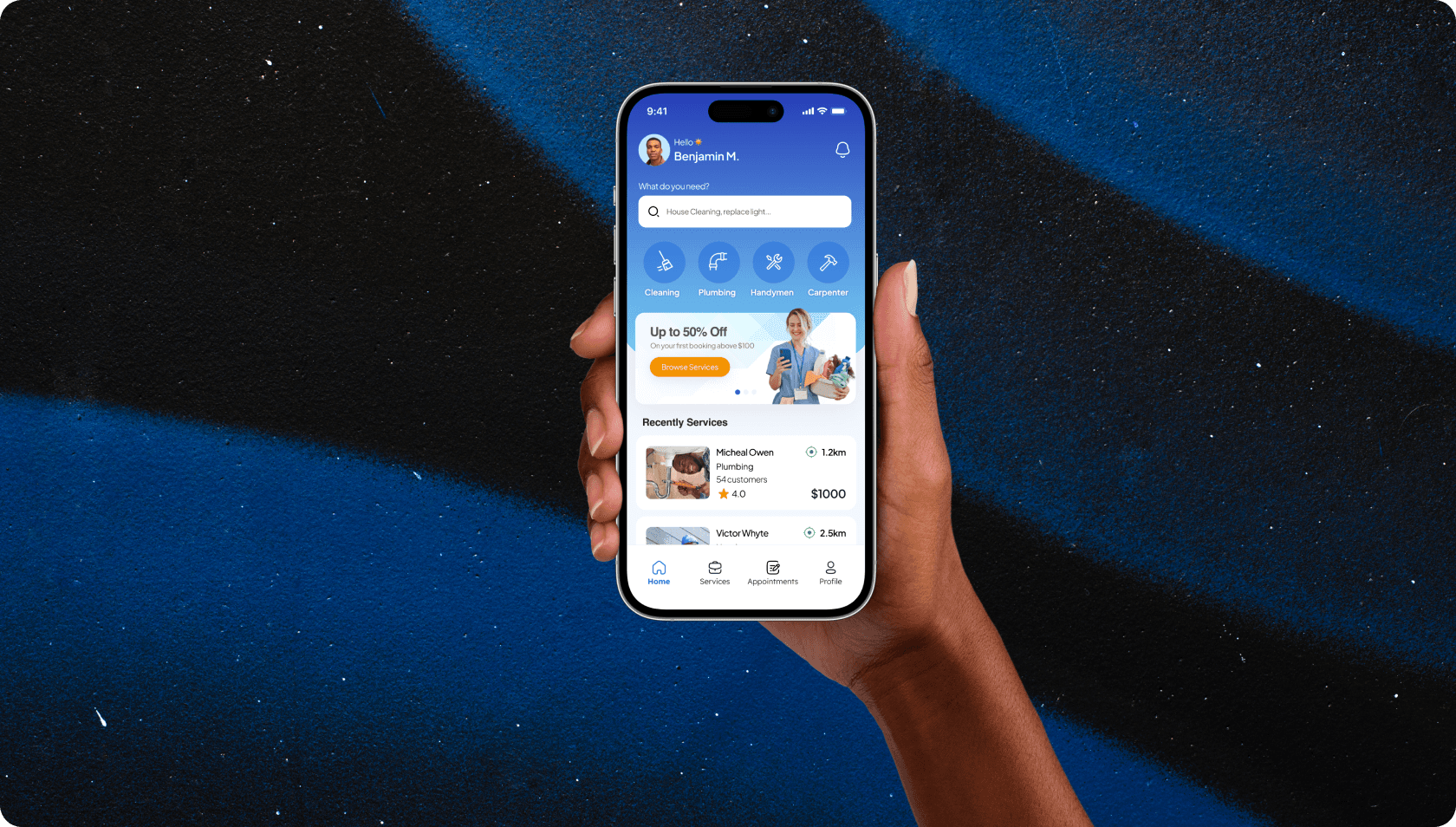 Sewa Service Providers Marketplace and Freelance Mobile Application