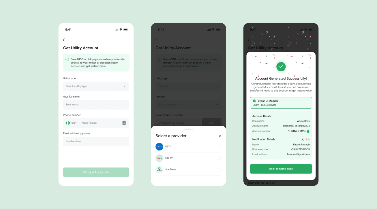 Design system component library — documented across all states.